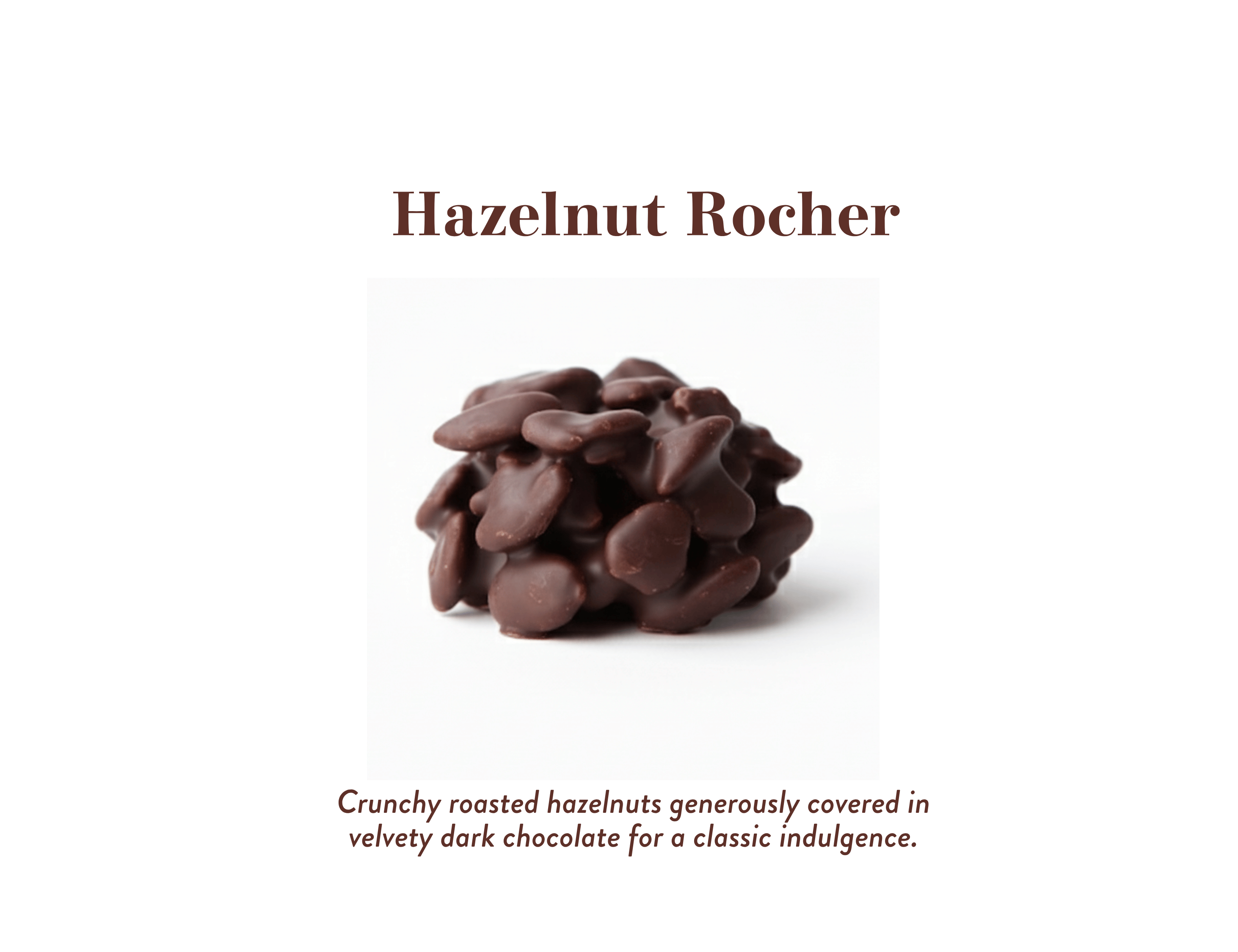 Dark Chocolate Hazelnut Rocher – Sitara Artisan