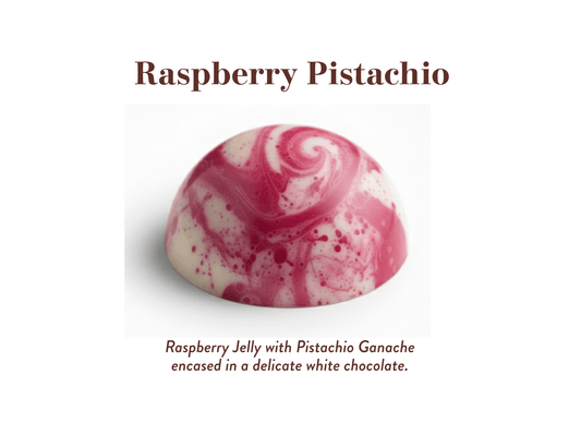 RASPBERRY PISTACHIO BONBON