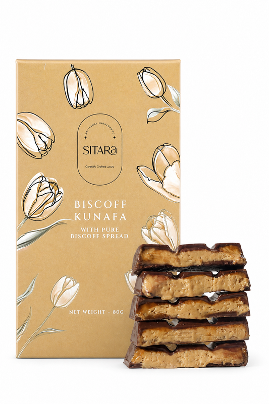 Biscoff Kunafa Bar (Dark)