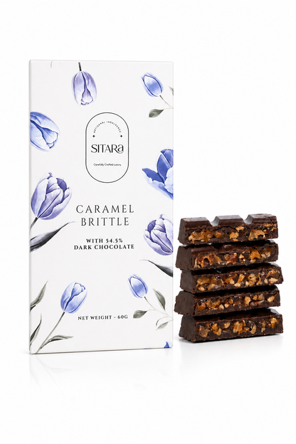 Caramel Brittle Dark Chocolate Bar