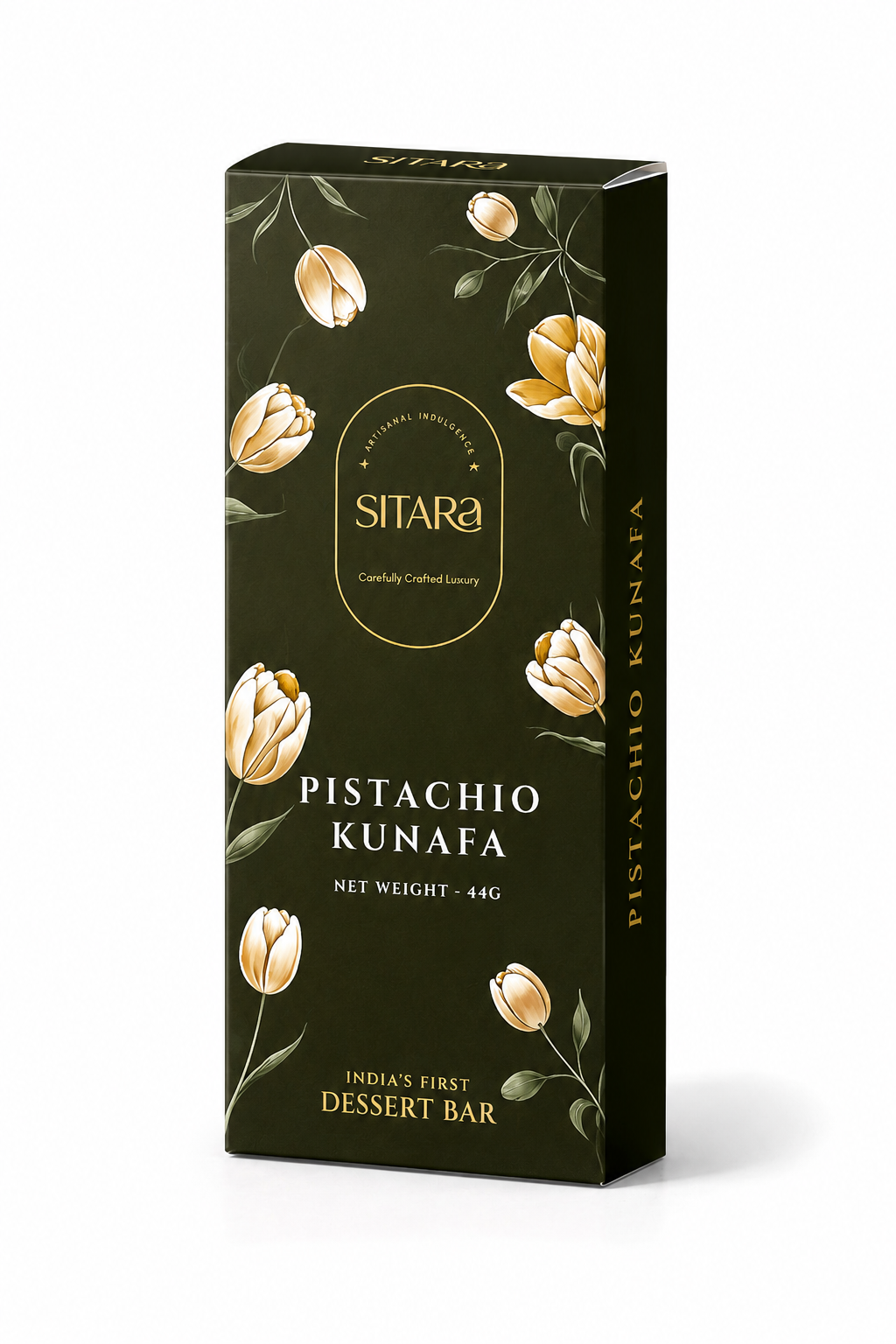 Dark Pistachio Kunafa Stick