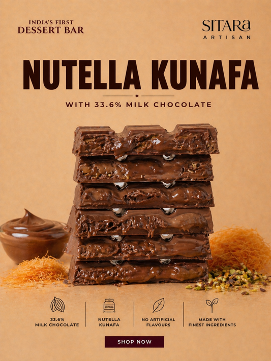 Milk Nutella Kunafa Bar