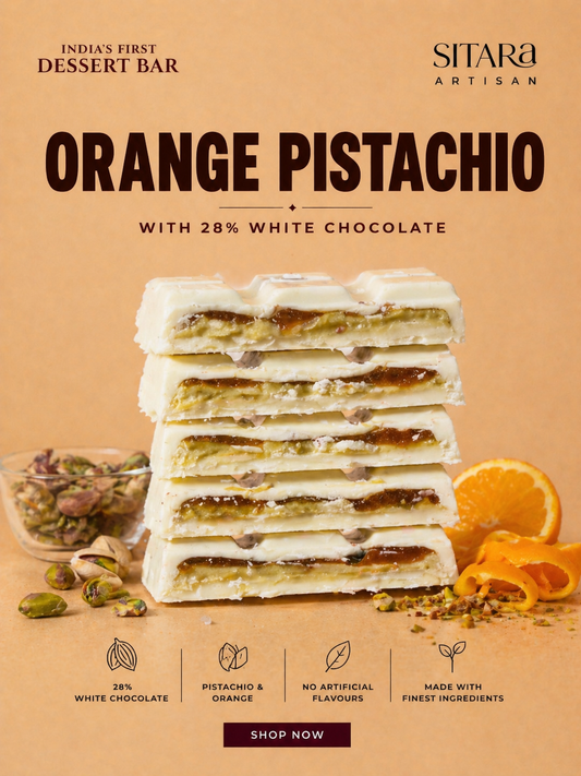 Orange Pistachio White