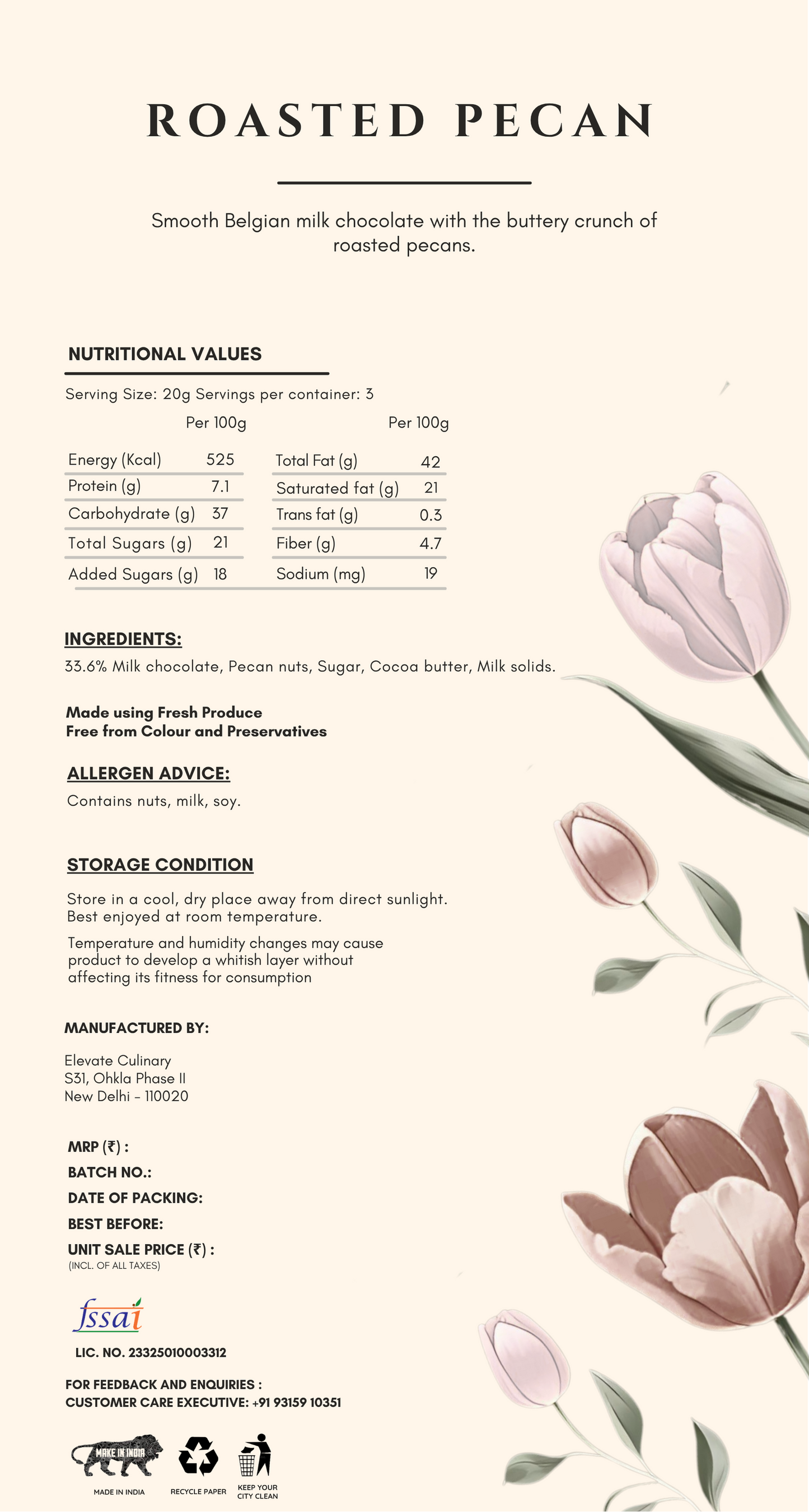 Roasted Pecan Milk