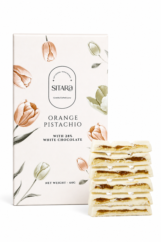 Orange Pistachio White