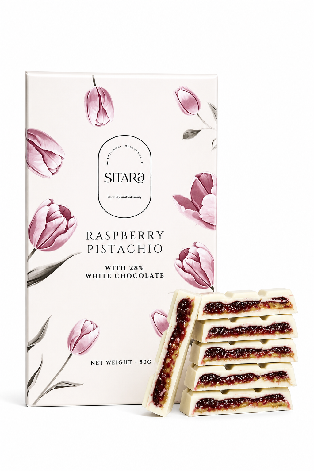 Raspberry Pistachio White